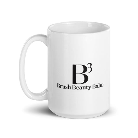 B3 X Viktorija Bowers White glossy mug